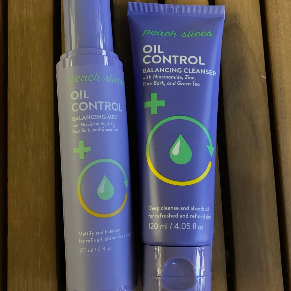 Peach slices oil control cleanser and mist